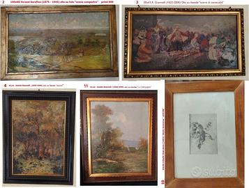 Dipinti autori primi anni 900