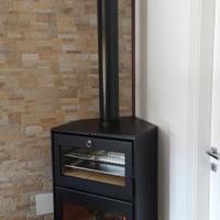 Stufa a legna Lacunza Oslo con forno