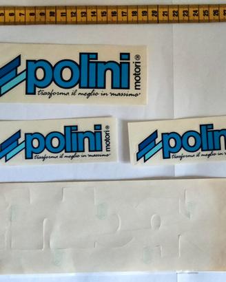 Lotto adesivi Polini 1996