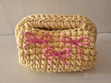 Clutch bag in cotone