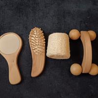 set Loreal. spazzola di legno. 