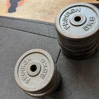 Attrezzi palestra dischi