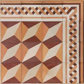 Cementine d'epoca, mattoni in cemento decorati