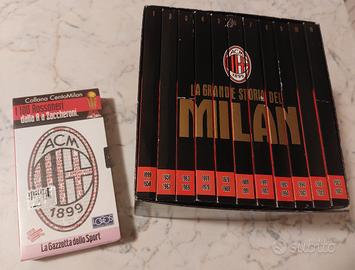 Milan  Cofanetto 11 DVD Storia Rossonera e VHS