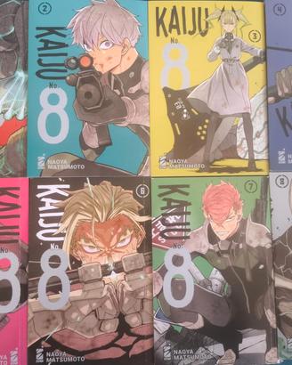 Kaiju no.8 volumi 1-8