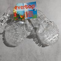 sandali estivi per bambini trasparenti 