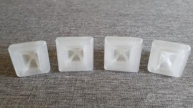 Piedi x2 Sedie Kartell Louis Ghost (non originale)