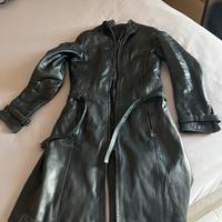 Trench pelle nero