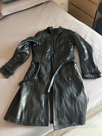 Trench pelle nero