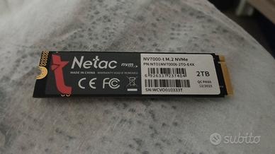 SSD Netac NV7000-t M.2 NVMe 2TB PS5 PC NOTEBOOK