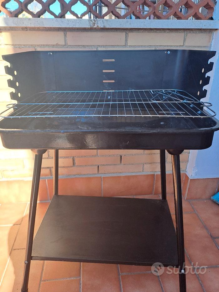 GRIGLIA ELETTRICA PER BARBECUE CON COPERCHIO, per Solo 129.00 EUR. Invio  GRATIS 24/48H. Compralo Subito!