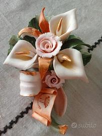Fiori Porcellana Capodimonte Vintage