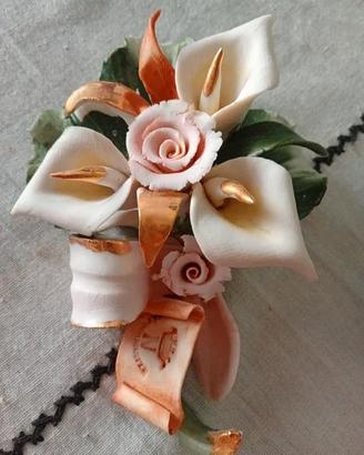 Fiori Porcellana Capodimonte Vintage