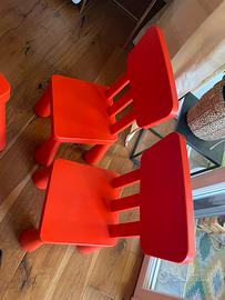 Tavolo e tre sedie mammuth IKEA