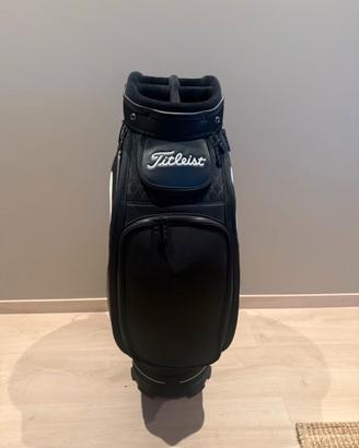 Sacca da golf Titleist bianca e ner