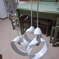 Lampadario a tre luci