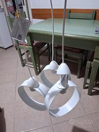 Lampadario a tre luci