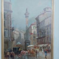 vecchio quadro del pittore Attilio Forghieri