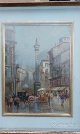 vecchio quadro del pittore Attilio Forghieri