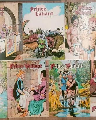 Lotto 7 fumetti "Prince Valiant" Harold Foster Enn