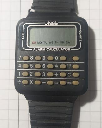 Orologio con calcolatrice