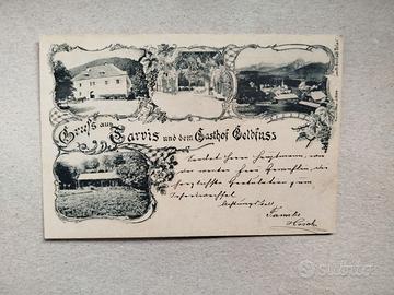 Cartolina di Tarvisio viaggiata nel 1898