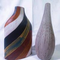 Coppia di vasi moderni decorativi