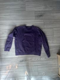 felpa viola nuova taglia L