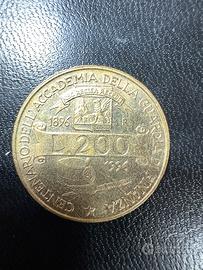 Moneta 200 lire centenario