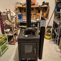 Stufa a legno ventilata