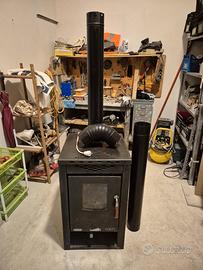 Stufa a legno ventilata
