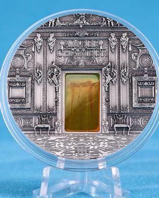 Palau 2009 - 10 $ - 2oz Ag - The Amber Chamber -AF