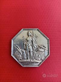 medaglia ottagonale francese  "VILLE DE PARIS" 