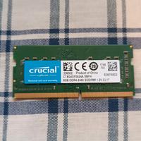 RAM 8GB DDR4 2400 CRUCIAL SODIMM