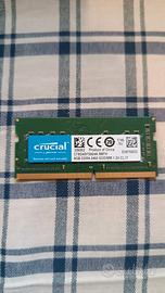 RAM 8GB DDR4 2400 CRUCIAL SODIMM