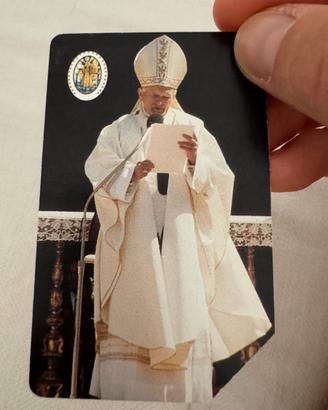 Scheda telefonica Papa