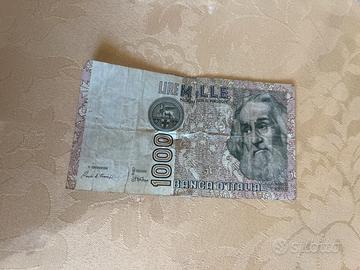 banconota 1000 lire del 1982