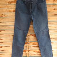 prada pantalone donna trouser navy milano sail vel