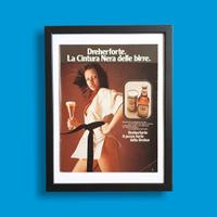 Pubblicità originale poster vintage birra Dreher