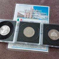 Set 3 monete OLIMPIADI MILANO CORTINA 2026