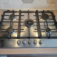 Piano cottura gas 5 fuochi