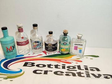 LOTTO GIN MIX 6 BOTTIGLIE VUOTE 