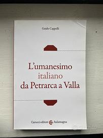 Cappelli, L’umanesimo italiano da Petrarca a Valla