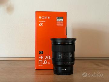 Sony 20mm f1.8 G
