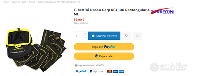 pesca ombrellone colmic nassa lunga antitaglio