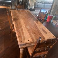 Tavolo da soggiorno etnico provenienza bali