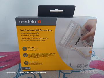 Sacche per la conservazione del latte materno 
