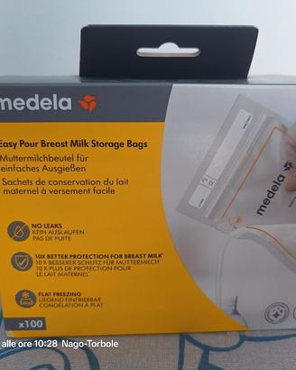 Sacche per la conservazione del latte materno 
