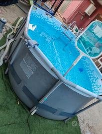 Piscina Bestway 305x 200x84 completa