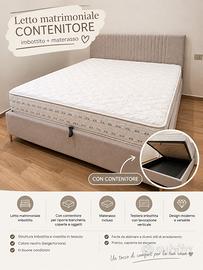 Letto contenitore matrimoniale